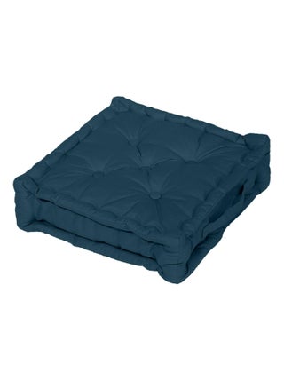 Coussin tapissier en coton 50x50x10 cm PANAMA par Soleil d'Ocre