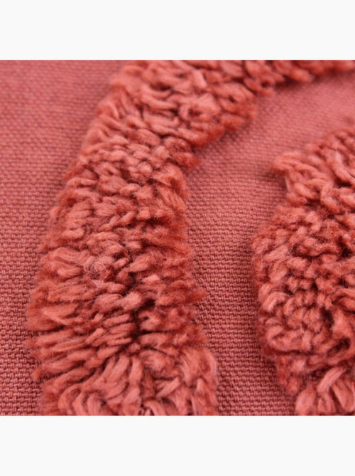 Coussin terracotta en relief 40x40cm - Kiabi Coussin terracotta en relief 40x40cm - Kiabi