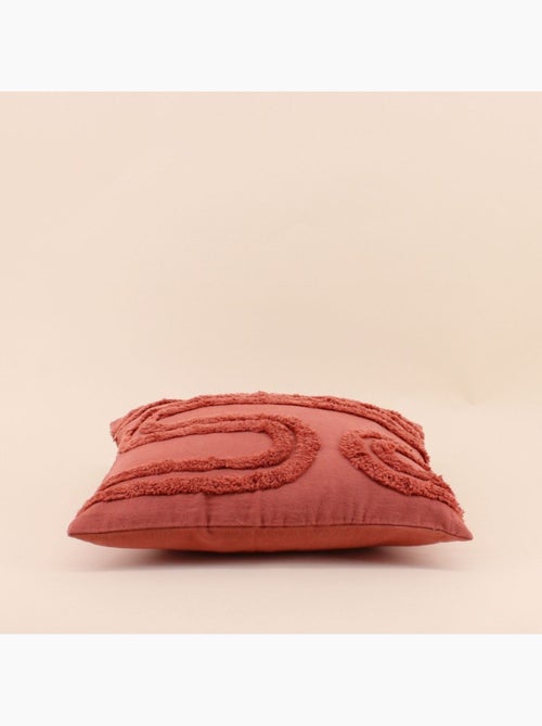 Coussin terracotta en relief 40x40cm - Kiabi Coussin terracotta en relief 40x40cm - Kiabi