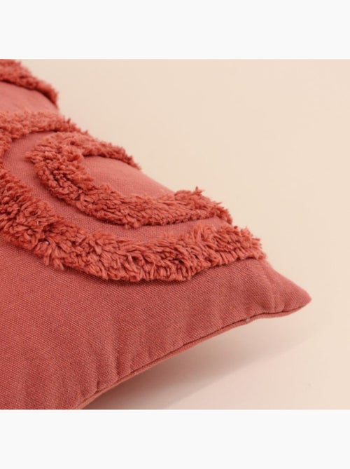 Coussin terracotta en relief 40x40cm - Kiabi Coussin terracotta en relief 40x40cm - Kiabi