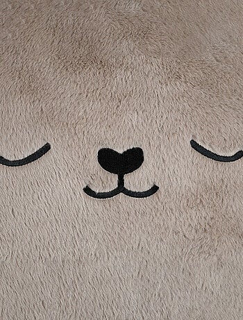 Coussin tête de lapin enfant