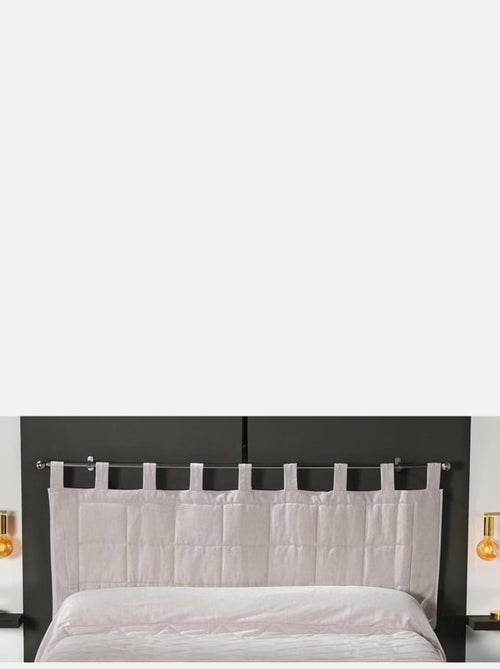 Coussin Tête de Lit à l' Aspect Velours - Kiabi