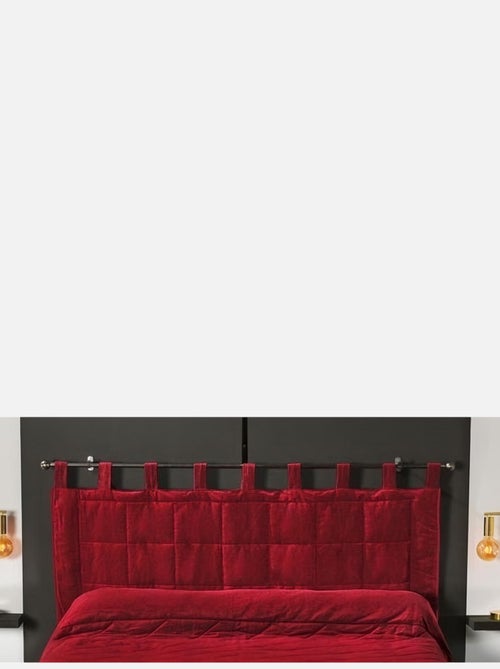 Coussin Tête de Lit à l' Aspect Velours - Kiabi