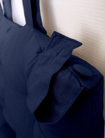 Coussin tête de lit en coton et pattes boutonnées