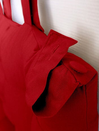 Coussin tête de lit en coton et pattes boutonnées