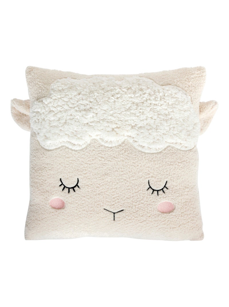 Coussin tête de mouton enfant Beige - Kiabi