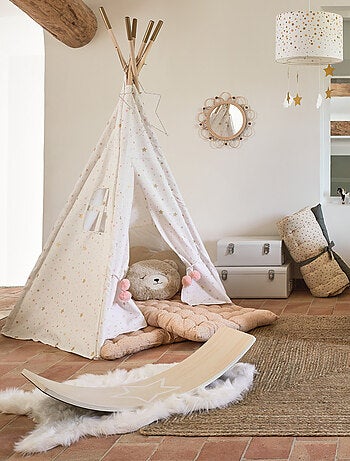 Coussin tête d'ours enfant