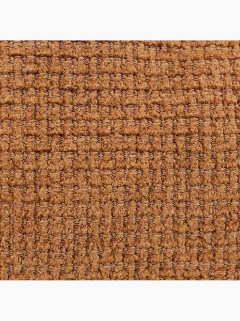 Coussin texturé 30x50cm Jaune - Kiabi