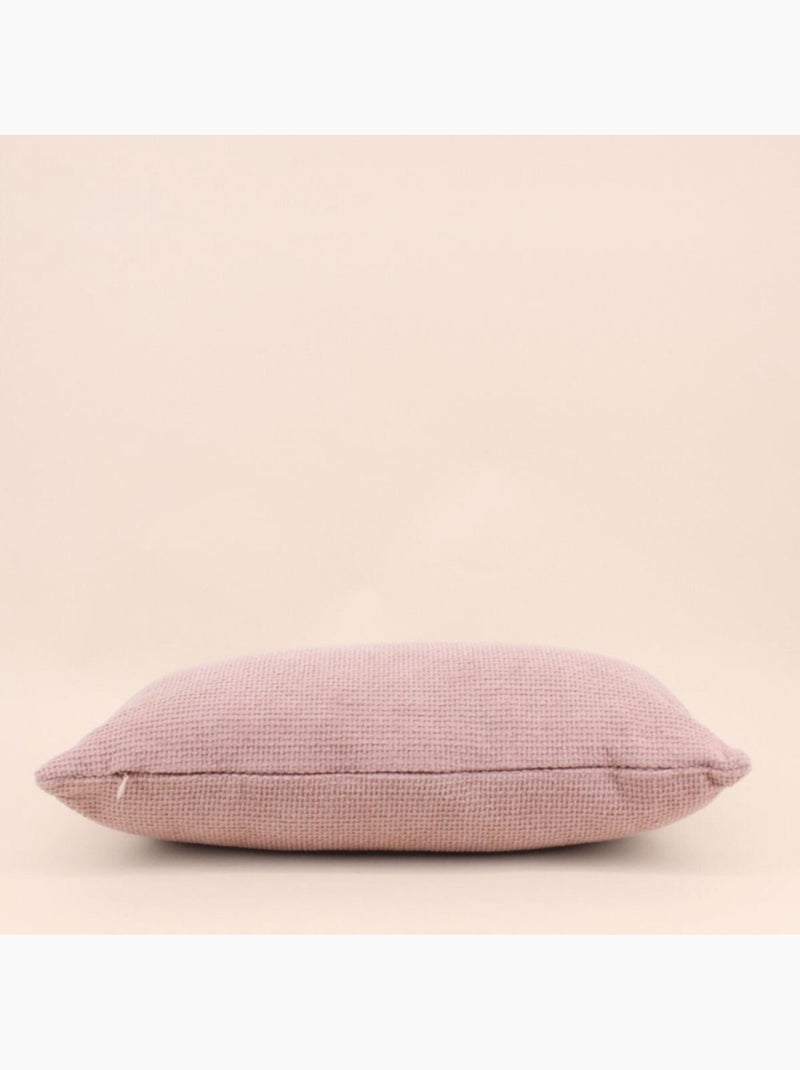 Coussin texturé 35x50cm Rose - Kiabi