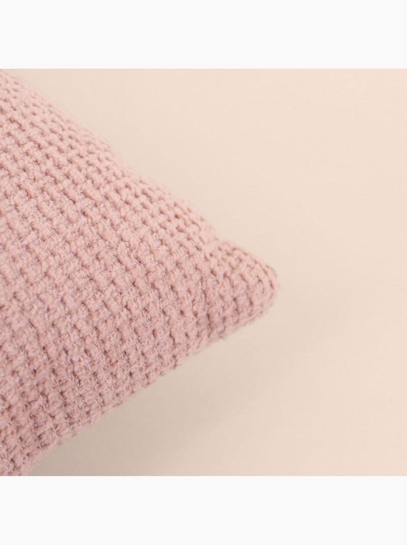 Coussin texturé 35x50cm Rose - Kiabi