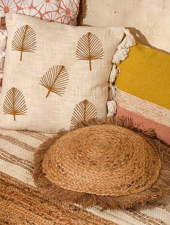 Coussin tissé canvas GOLD 40x65 cm