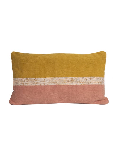 Coussin tissé canvas GOLD 40x65 cm - Kiabi
