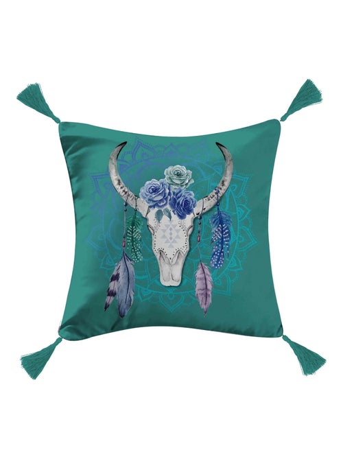 Coussin Toreo turquoise - Kiabi