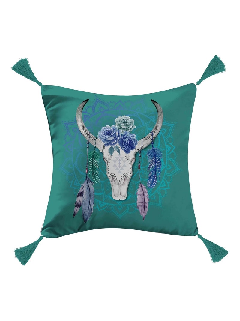 Coussin Toreo turquoise Bleu - Kiabi