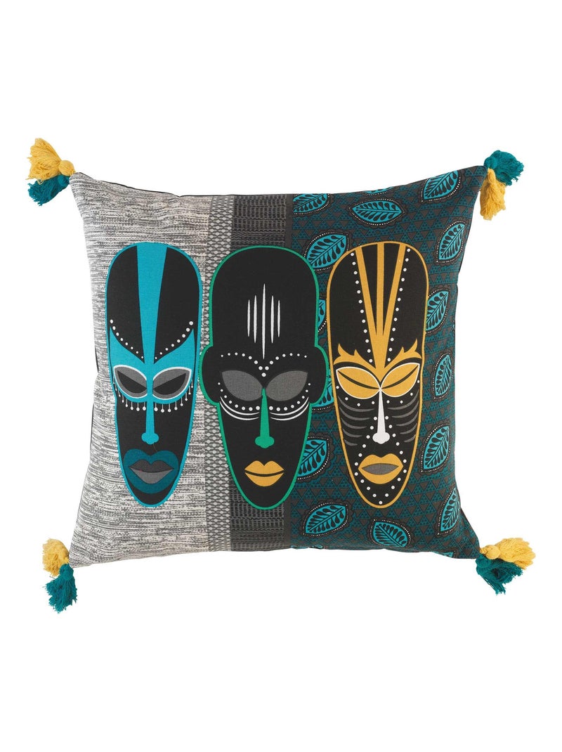 Coussin Totem Bleu - Kiabi
