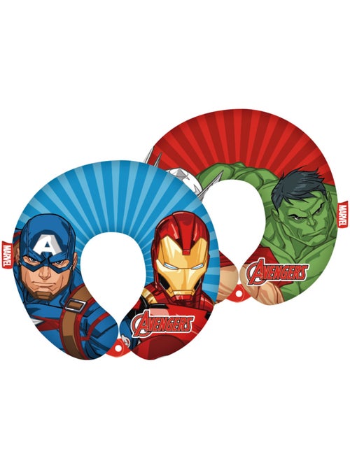Coussin tour de cou - Avengers Iron man, Captain America, Thor et Hulk - Kiabi