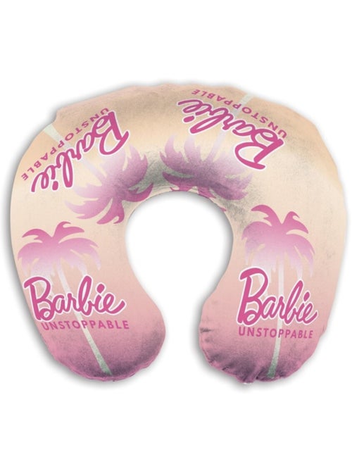 Coussin Tour de Cou - Barbie avec des palmiers - 28x28x6 cm - Kiabi