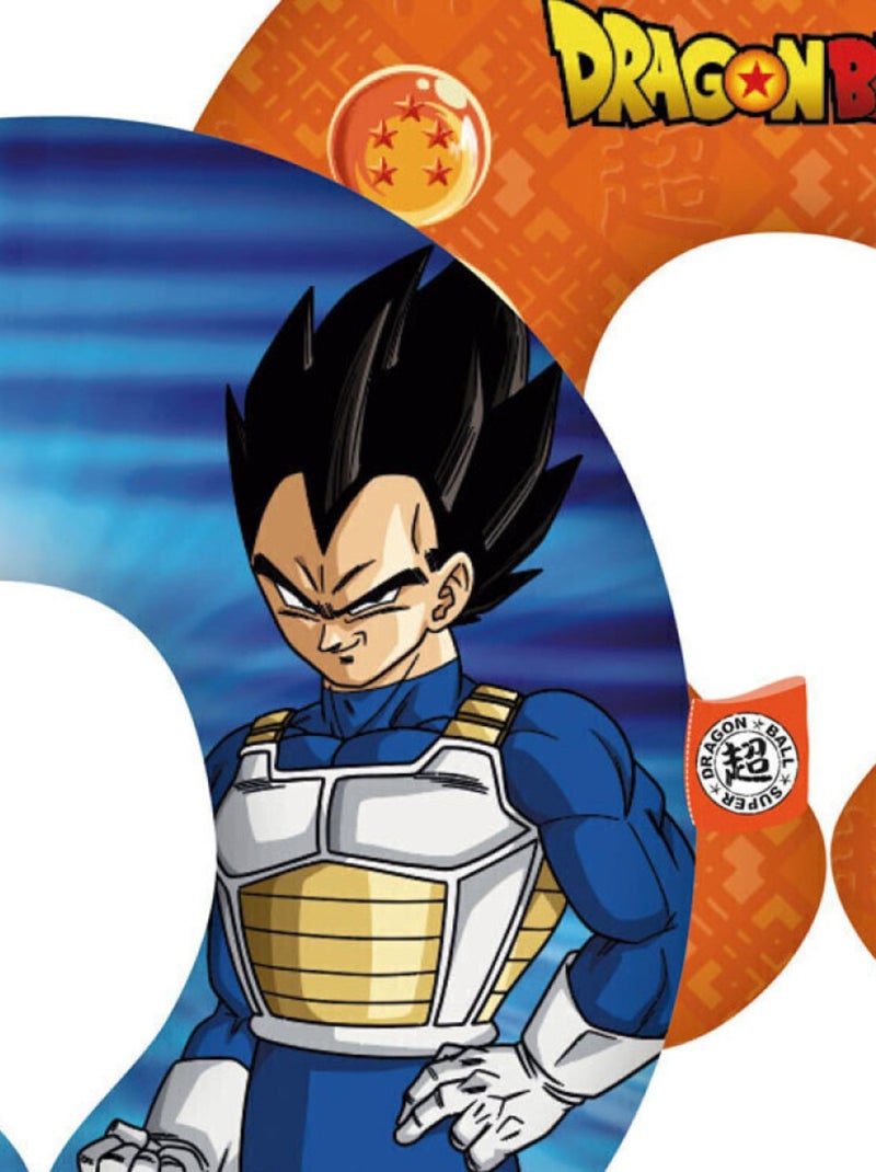Coussin tour de cou - DBZ Vegeta & Sangoku - 28x28x6 cm Orange - Kiabi