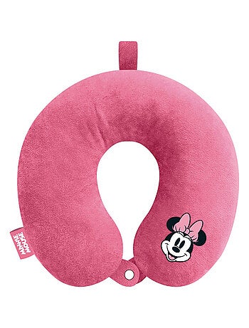 Coussin tour de cou - Disney Minnie Fuchsia - 30x30x6 cm