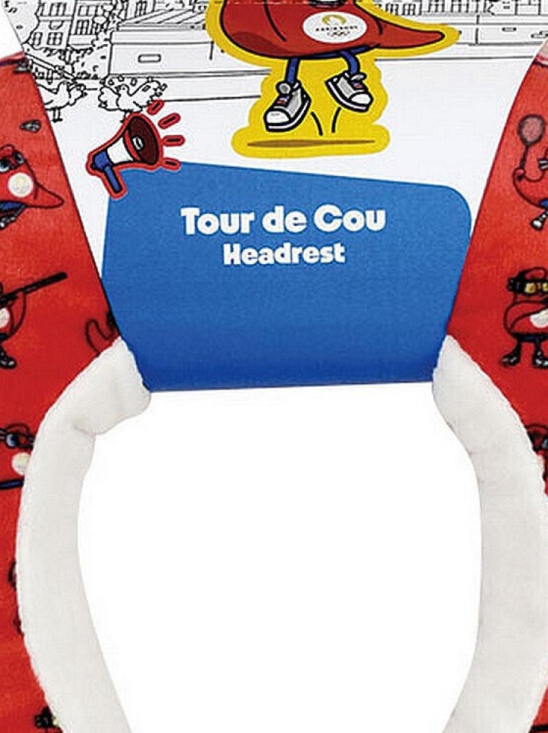 Coussin tour de cou - Jeux Olympiques Paris 2024 -Haut 19CM Multicolore - Kiabi