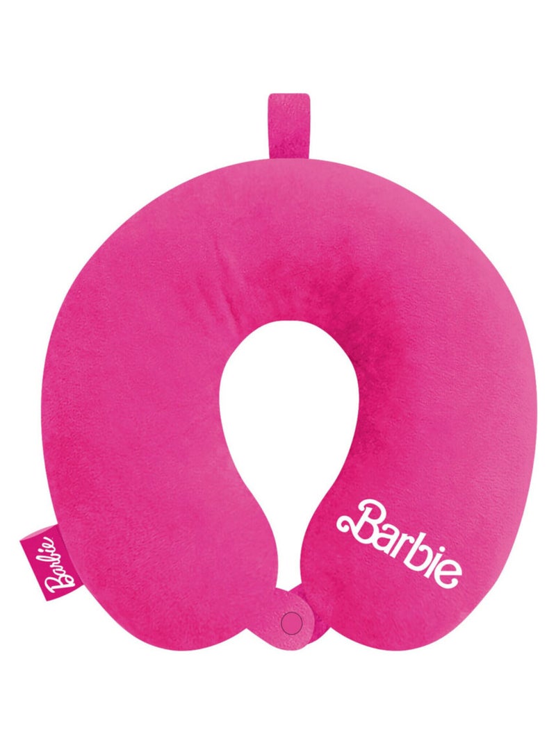 Coussin Tour de Cou - Logo Barbie Rose - Kiabi