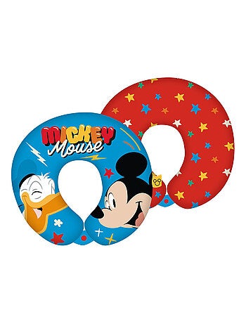 Coussin tour de cou - Mickey, Donald, Dingo - 28x28x6 cm