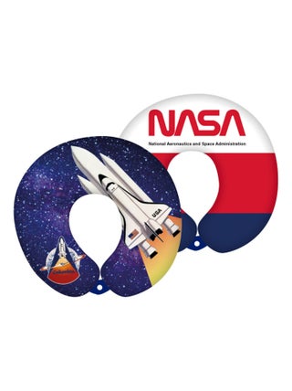 Coussin tour de cou - NASA et navette spatiale - 28 x 28 x 6 cm