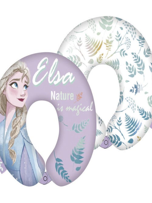 Coussin tour de cou 28x28x6cm DISNEY- La Reine des Neiges II - Kiabi