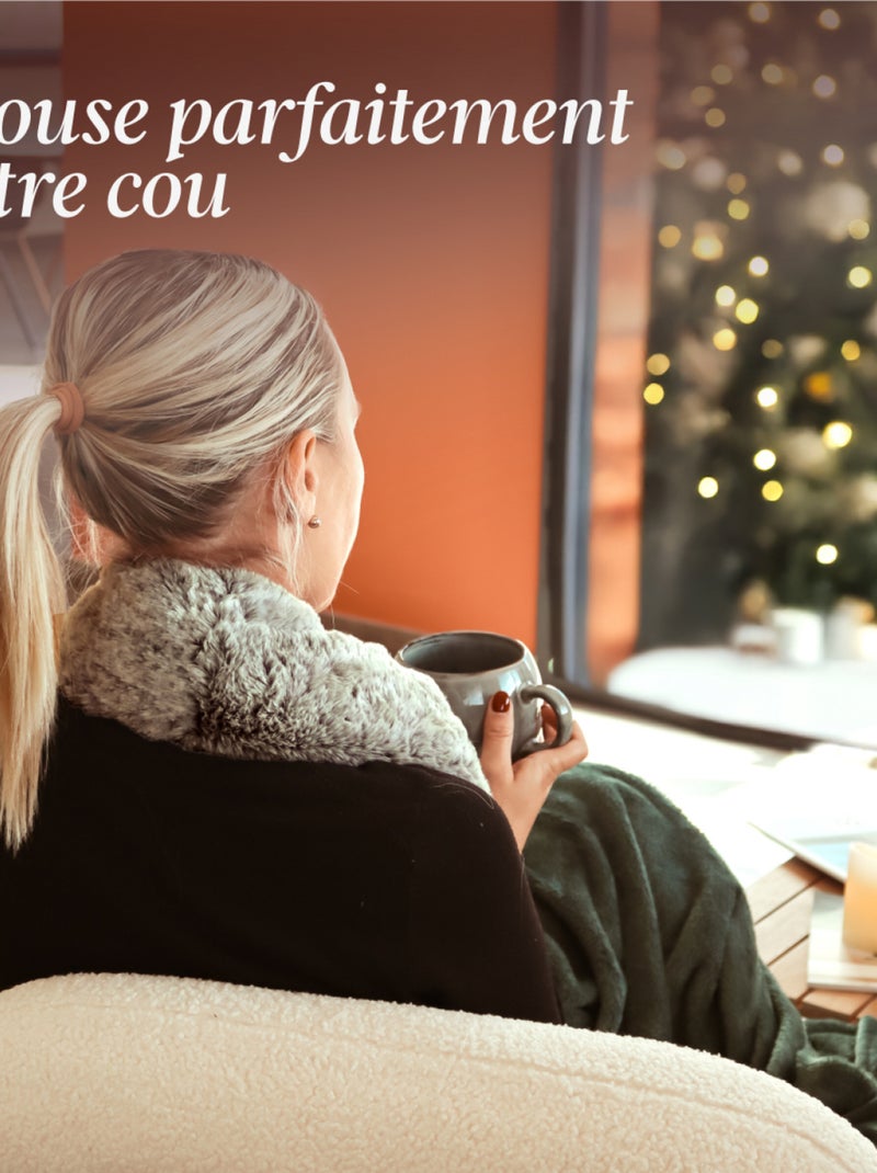 Coussin, tour de cou chauffant - Cosy - Vivezen Gris - Kiabi