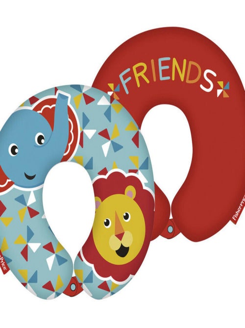 Coussin tour de cou Eléphant et Lion -friends- - Kiabi