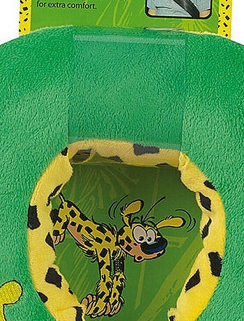 Coussin tour de cou Marsupilami en peluche douce de voyage 19cm