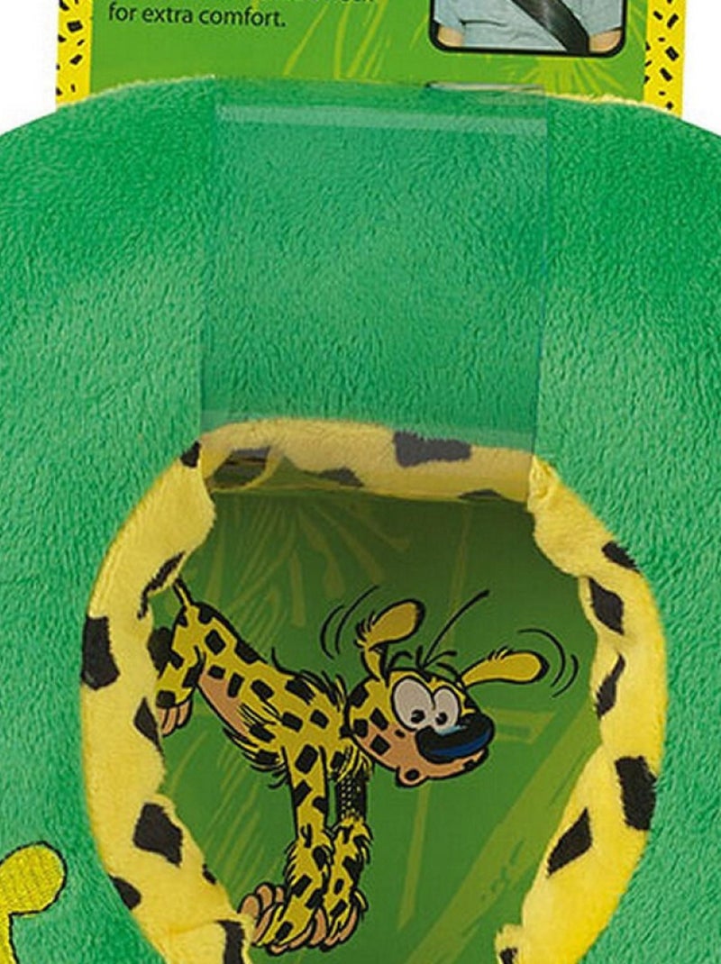 Coussin tour de cou Marsupilami en peluche douce de voyage  19cm Vert - Kiabi