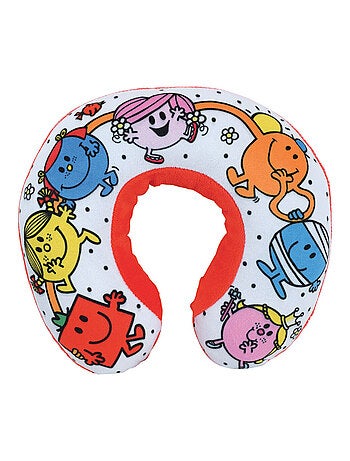 Coussin tour de cou Monsieur Madame en peluche - 19cm