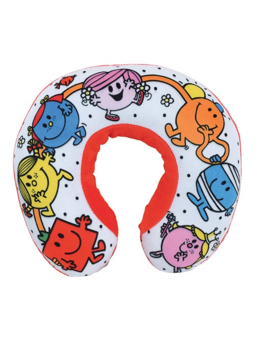 Coussin tour de cou Monsieur Madame en peluche - 19cm - Kiabi