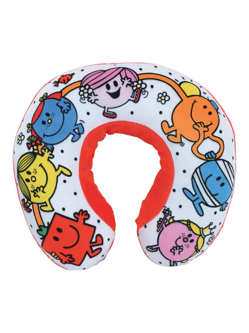 Coussin tour de cou Monsieur Madame en peluche - 19cm Multicolore - Kiabi