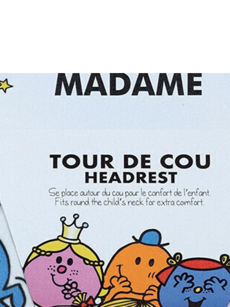 Coussin tour de cou Monsieur Madame en peluche - 19cm Multicolore - Kiabi