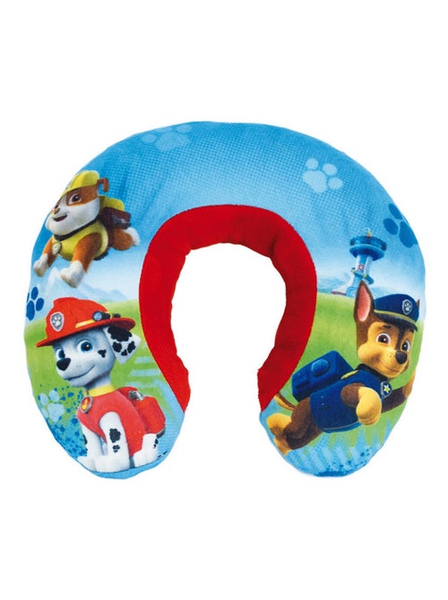 Coussin tour de cou Pat'patrouille en peluche douce de voyage  19cm - Kiabi