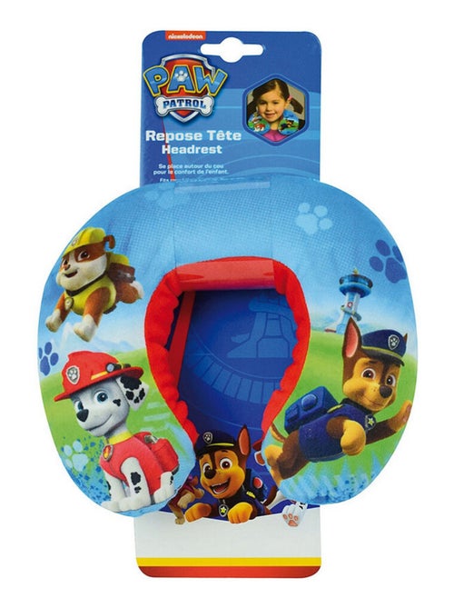 Coussin tour de cou Pat'patrouille en peluche douce de voyage  19cm - Kiabi