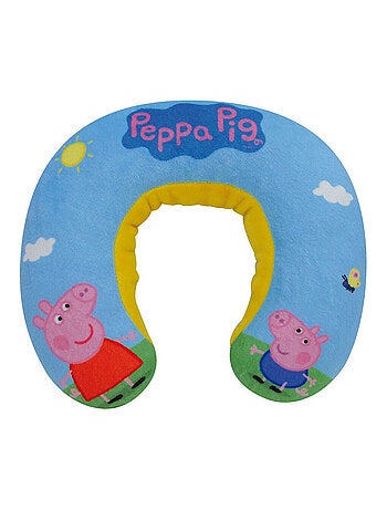Coussin tour de cou Peppa pig en peluche douce de voyage 19cm