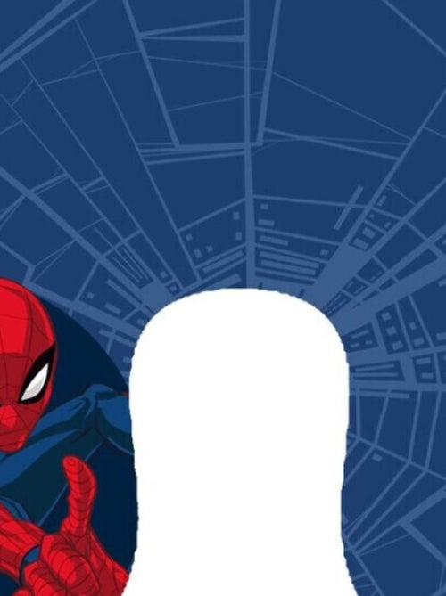 Coussin Tour de Cou Spiderman - Bleu et Rouge - Kiabi