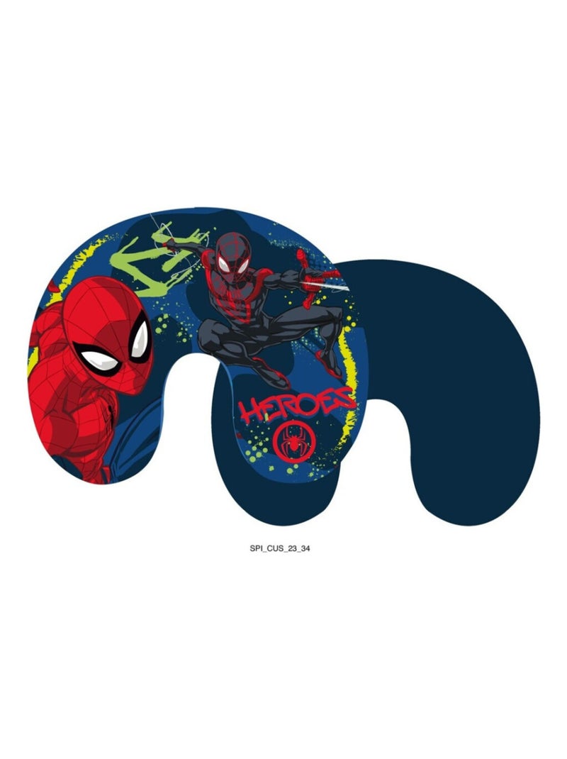 Coussin Tour de Cou Spiderman - Bleu, Noir et Rouge Bleu - Kiabi
