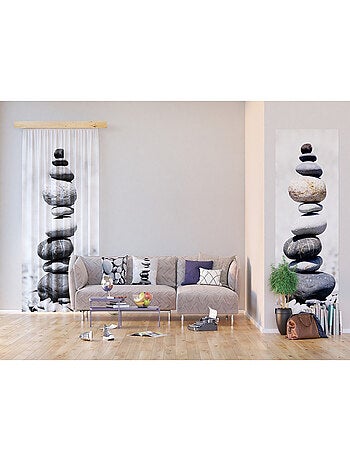 Coussin tour de galets - 45 cm x 45 cm