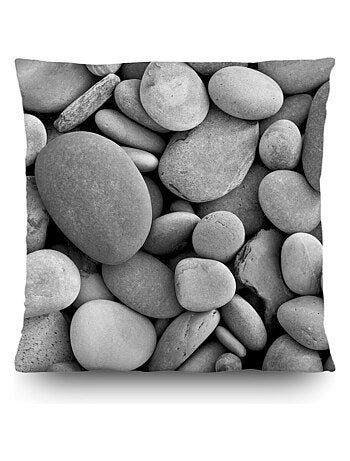 Coussin tour de galets - 45 cm x 45 cm