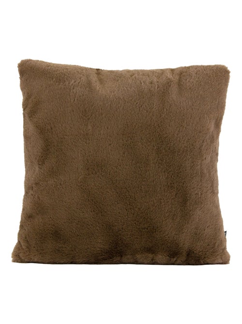Coussin tout doux  - Effet fourrure - Kiabi