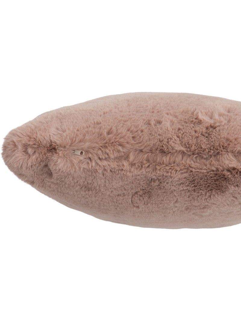 Coussin tout doux en fausse fourrure - AFIBEL Beige - Kiabi