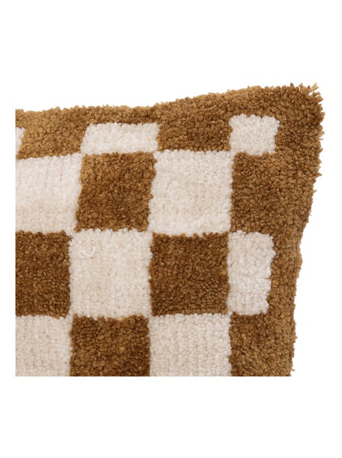 Coussin tufté damier - Kiabi Coussin tufté damier - Kiabi