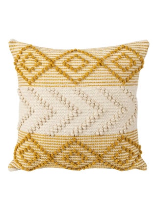 Coussin tufté en 100% PET recyclé EKO 'Deko&co'