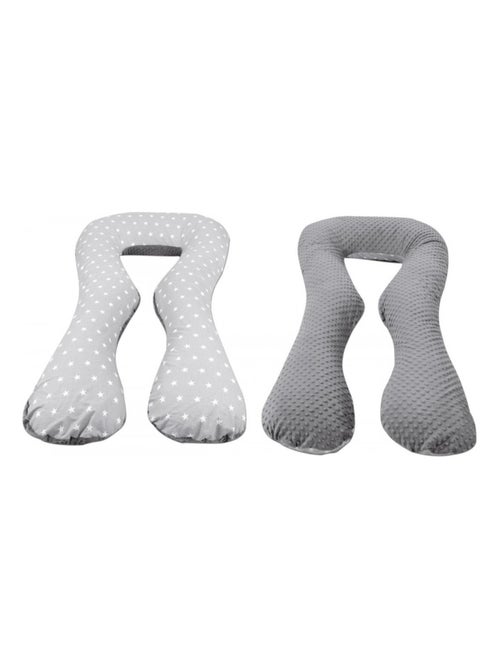 Coussin U Grossesse Allaitement Minky et Coton - Kiabi Coussin U Grossesse Allaitement Minky et Coton - Kiabi