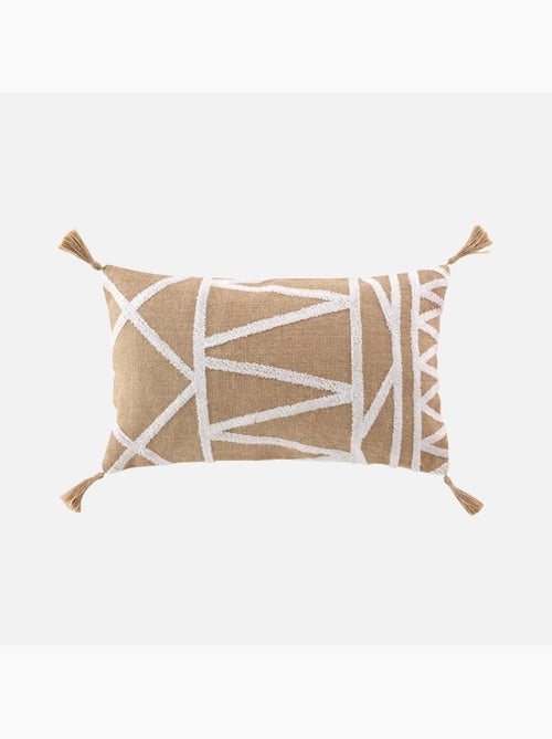 Coussin uni avec jute - Kiabi Coussin uni avec jute - Kiabi