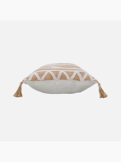 Coussin uni avec jute - Kiabi Coussin uni avec jute - Kiabi